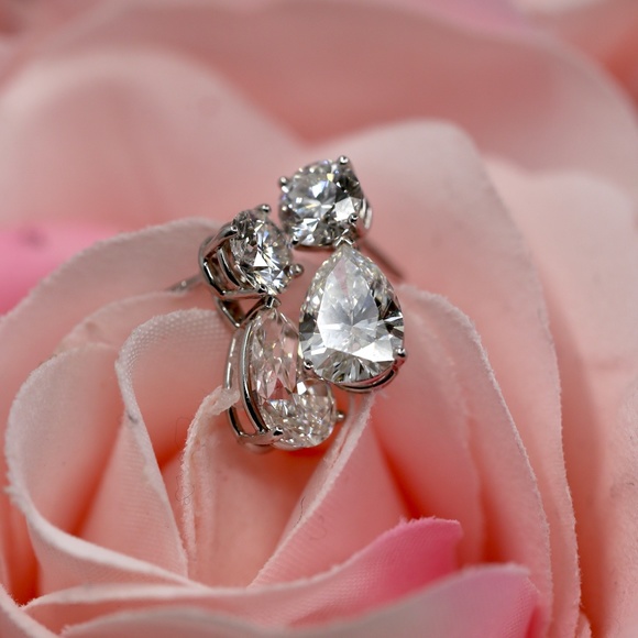 Tiffany & CO. Diamond Earrings - Picture 10 of 14